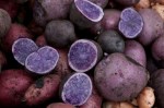 Purple potato cross&nbsp;section