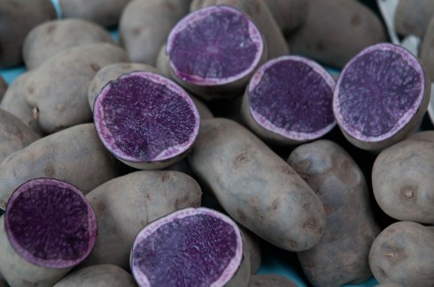 Slad Blue potatoes
